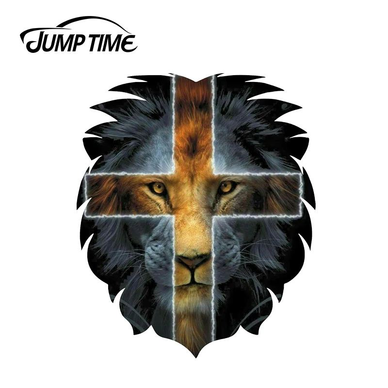 JumpTime 13x12 см Лев Иуда Иисуса Христа крест христианские Смешные строительные