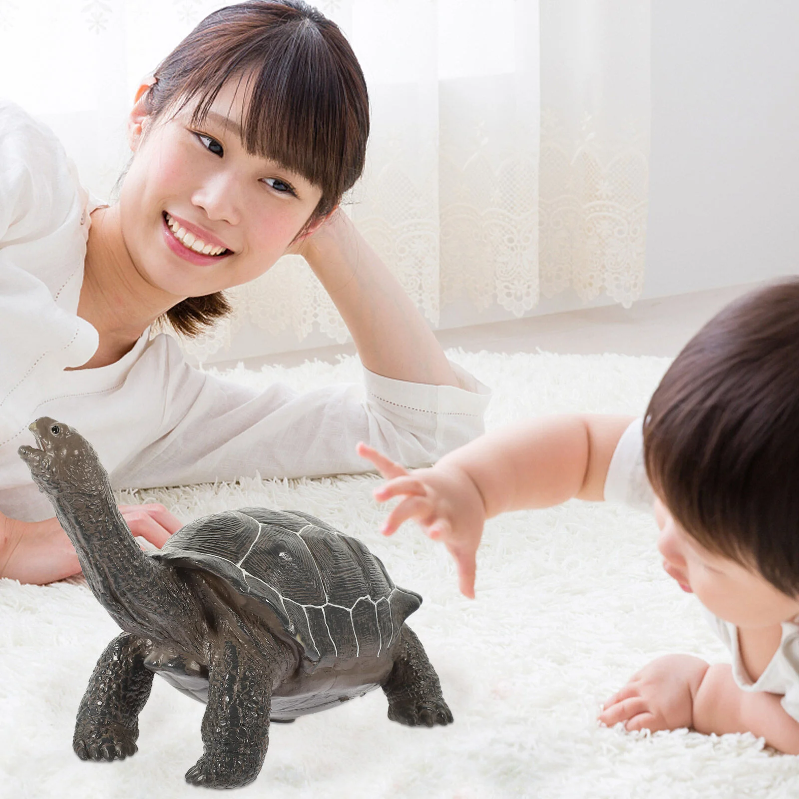 

Little Turtle Figure Model Animal Figurines Figures Decor Fake Marine Sea Sea Sea Toy For Kids