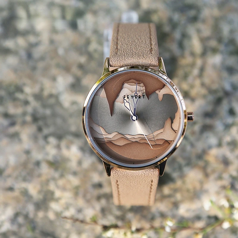 

New Watch Men's and Women's Same Style Student Niche Three-Dimensional Design Fashion Trendy Waterproof Couple Watch