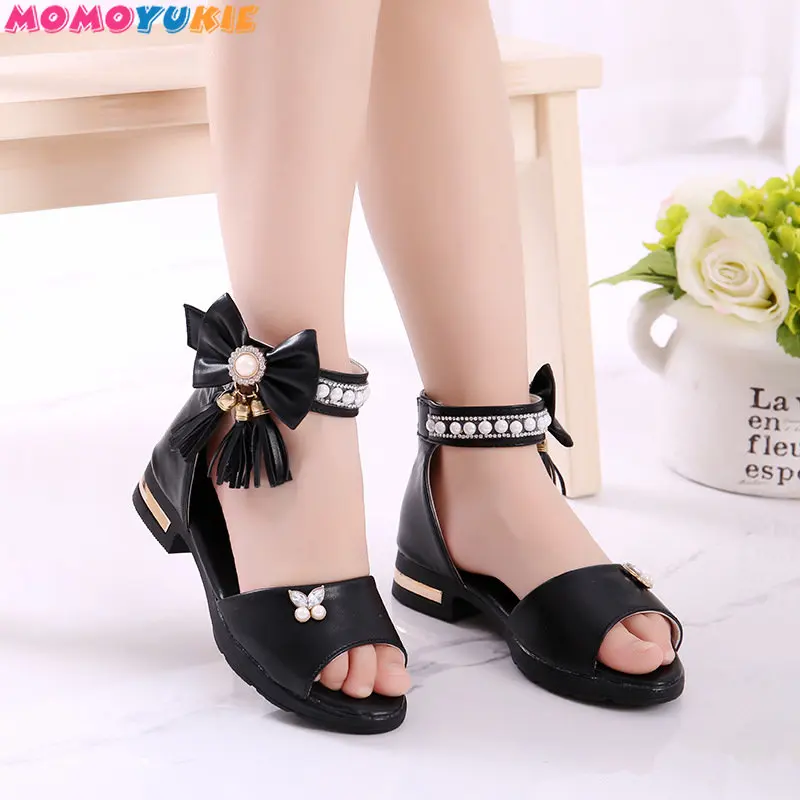 

Children's Shoes Summer Cute Girl Sandals Temperament Baby Flower Lace Bow Sandal Girl Shoes Children Girls Fashion Princess