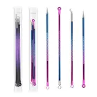 4 шт., крючки для удаления чёрных точек на комедоне