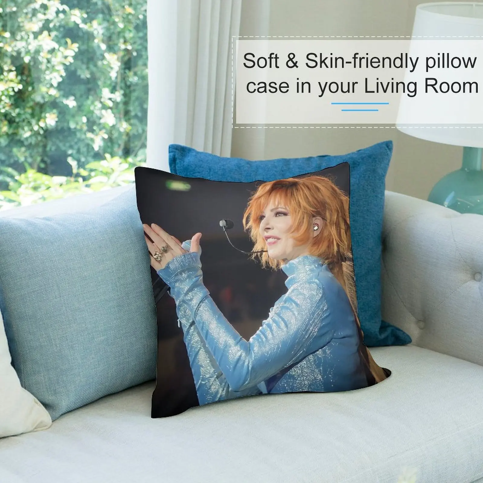 Mylène Farmer Nevermore 2023 джун декоративная подушка рождественские принадлежности