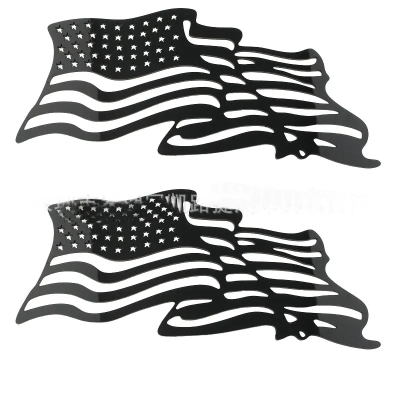 (Купи один получи один бесплатно) 18,5*7,5 см Флаг США Автомобильная наклейка для Chevrolet Silverado звуковой внедорожник пикап trax camaro