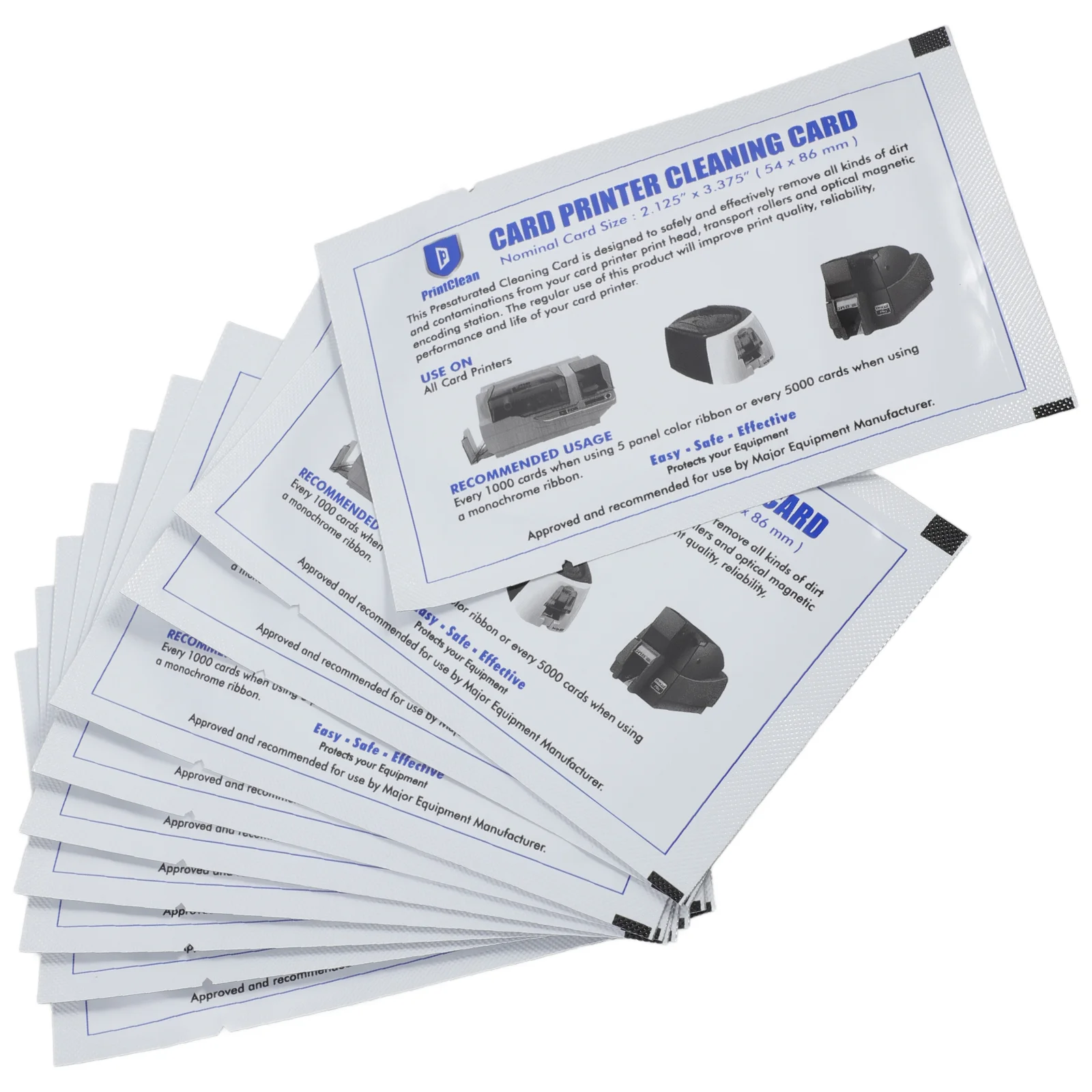 10 шт. очищающие средства для чистки двусторонние чистящие принтера Pos Terminal Tool