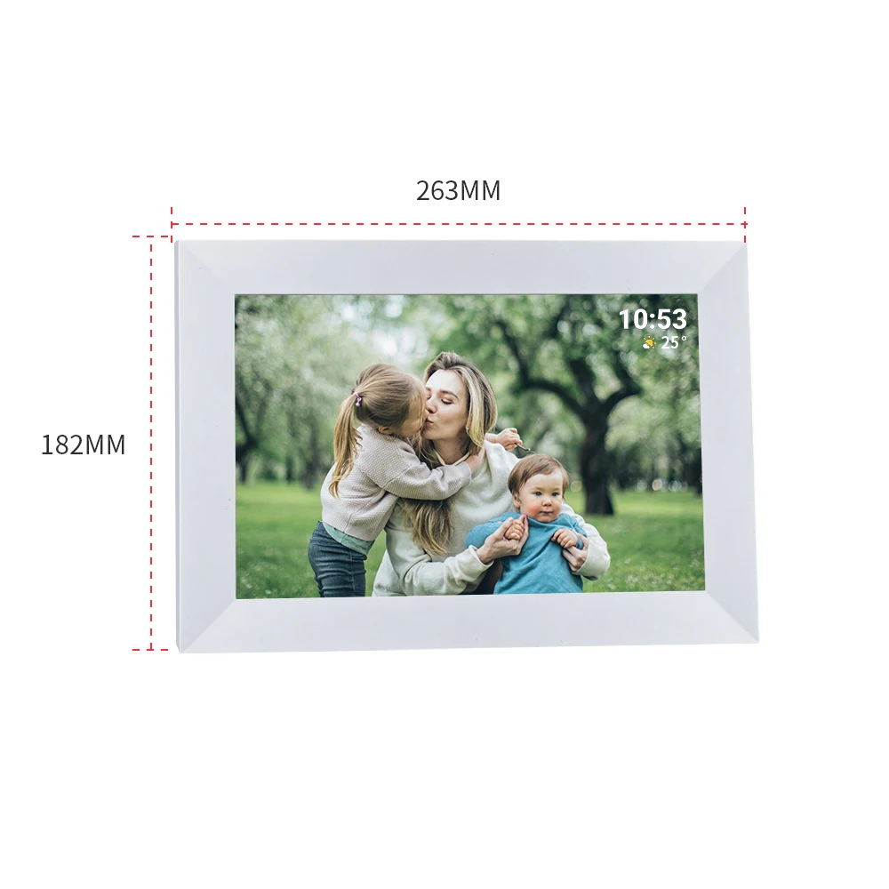 Цифровая рамка дисплей фотография 10 1 дюйма