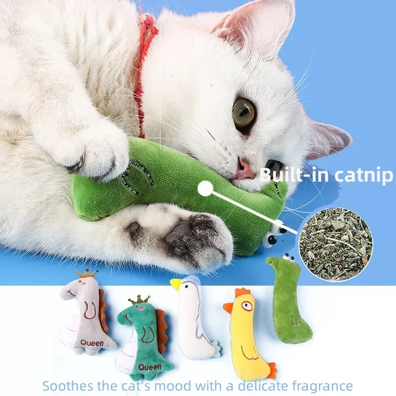 

Игрушка в виде кошачьей мяты, милые игрушки для котят, шлифовальные плюшевые подушки для большого пальца, товары для домашних животных, Защи...