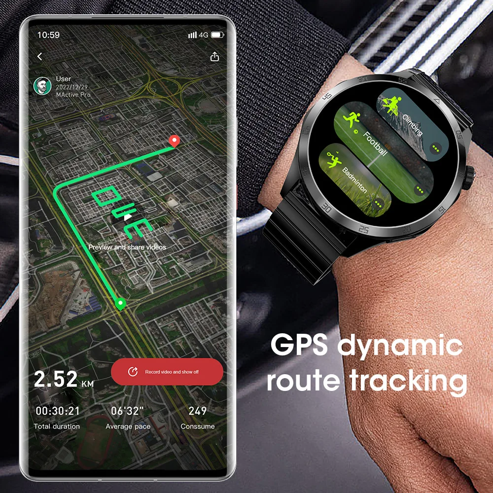 696 Спортивные мужские умные часы для фитнеса Chatgpt Blue Tooth Call Games 24-часовые здоровья с