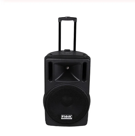 

Fidek FPX-151BT Professional Audio mobile speaker Trolley speaker battery high-power outdoor 2-way speaker 15 inch with remote