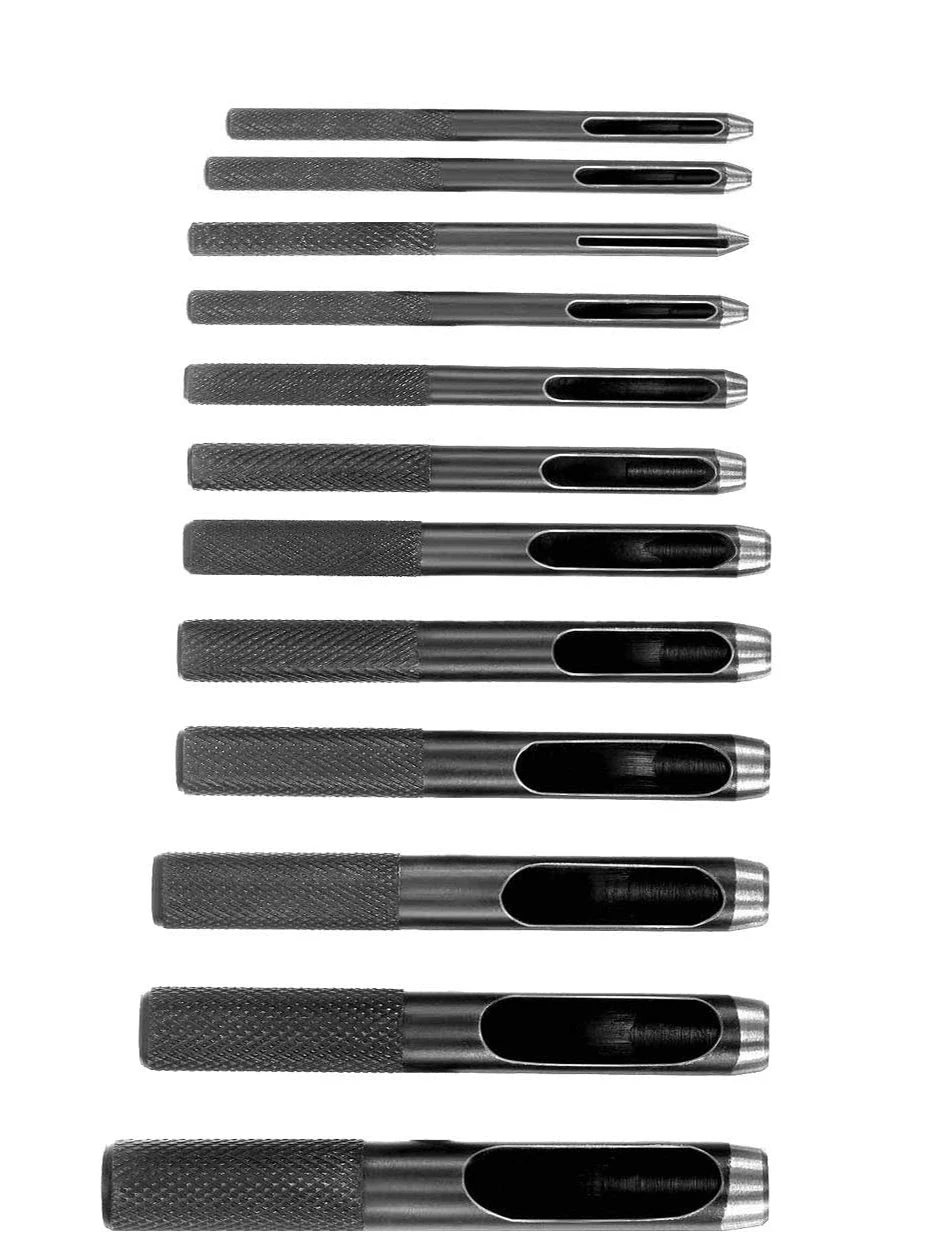 1mm ~ 10mm sets for your choose Hole Puncher Leather Punch Round Steel Craft Hollow Gaskets Rubber Tools |