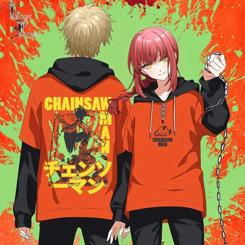 

2022 Chainsaw Man Anime 3D Printing Men/Women Autumn Fashion Japanese Hoodies Sweatshirt Long Sleeves Pollov 100-4XL Oversized
