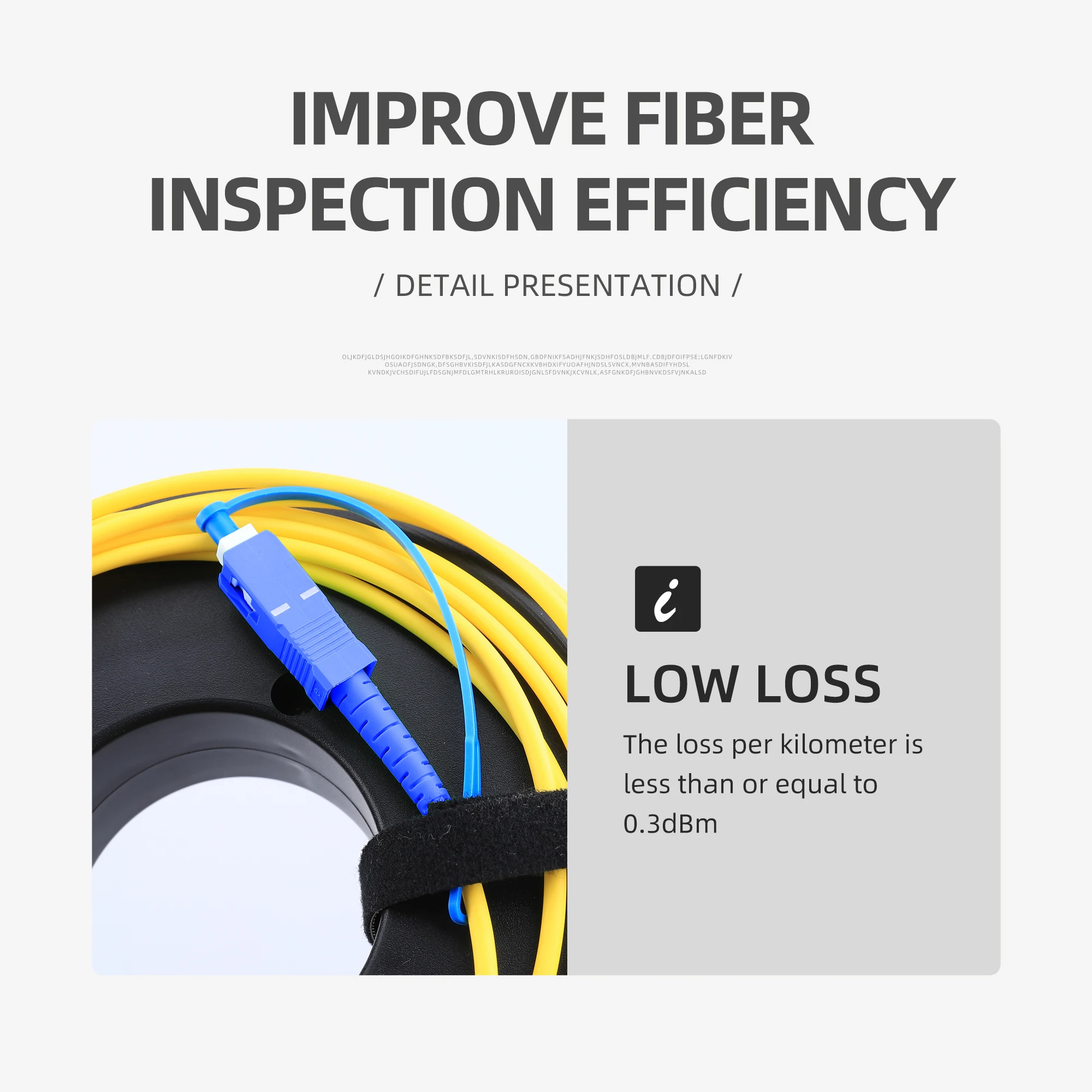SC/UPC-SC/UPC OTDR волоконные кольца для мертвых зон портативный оптический кабель
