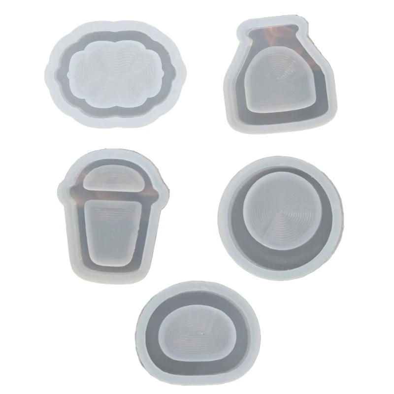 

Photo Frame Drink Cup Round Ornament Silicone Epoxy Resin Mold DIY Keychain Pendant Jewelry for Bag Decorations Craft 264E