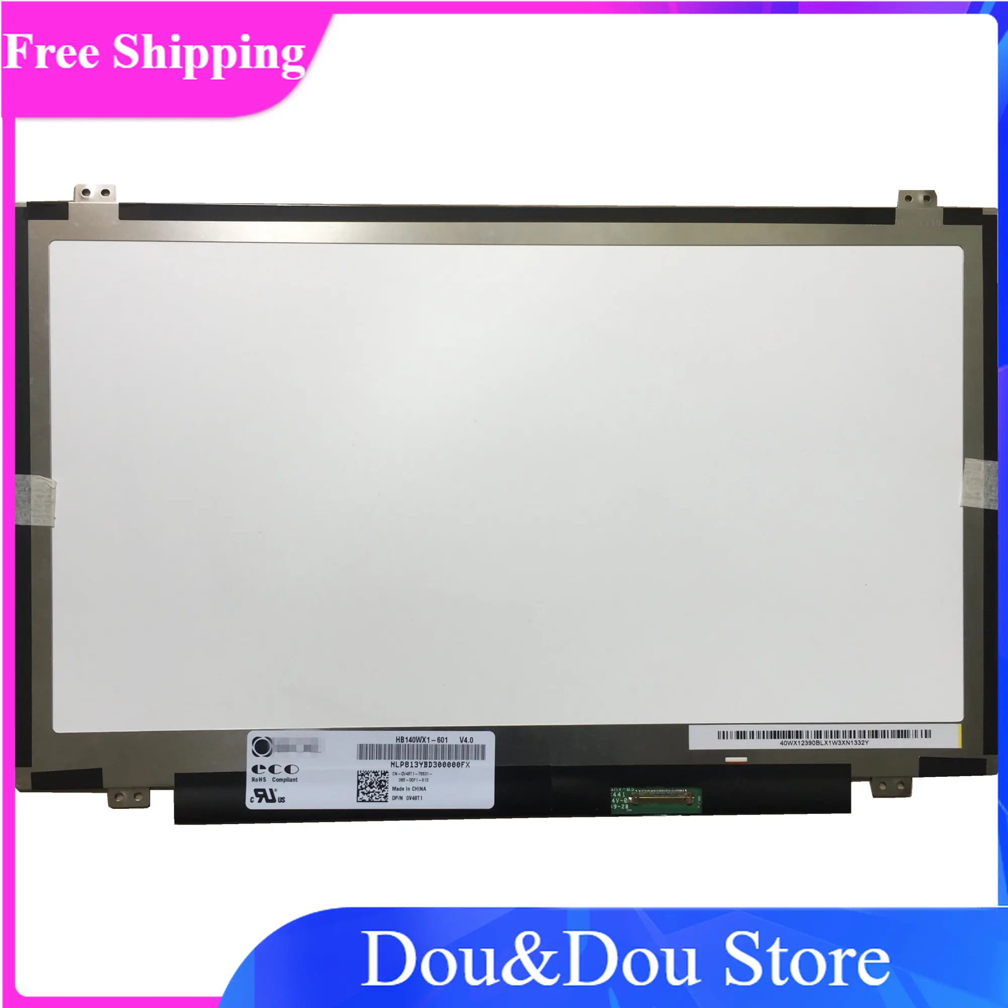 Флейта V4.0, подходит для LTN140AT31, флейта B140XTN03.3 LP140WHU (TP) (A1) EDP, 30 штырьков, флейта