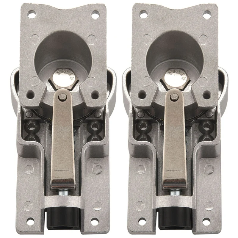 

2X Arrival Surf Skate Trucks Alloy 7-Inch Land Surfboard Skateboard Bracket Base Black C7 Bridge Spring Bracket,Silver