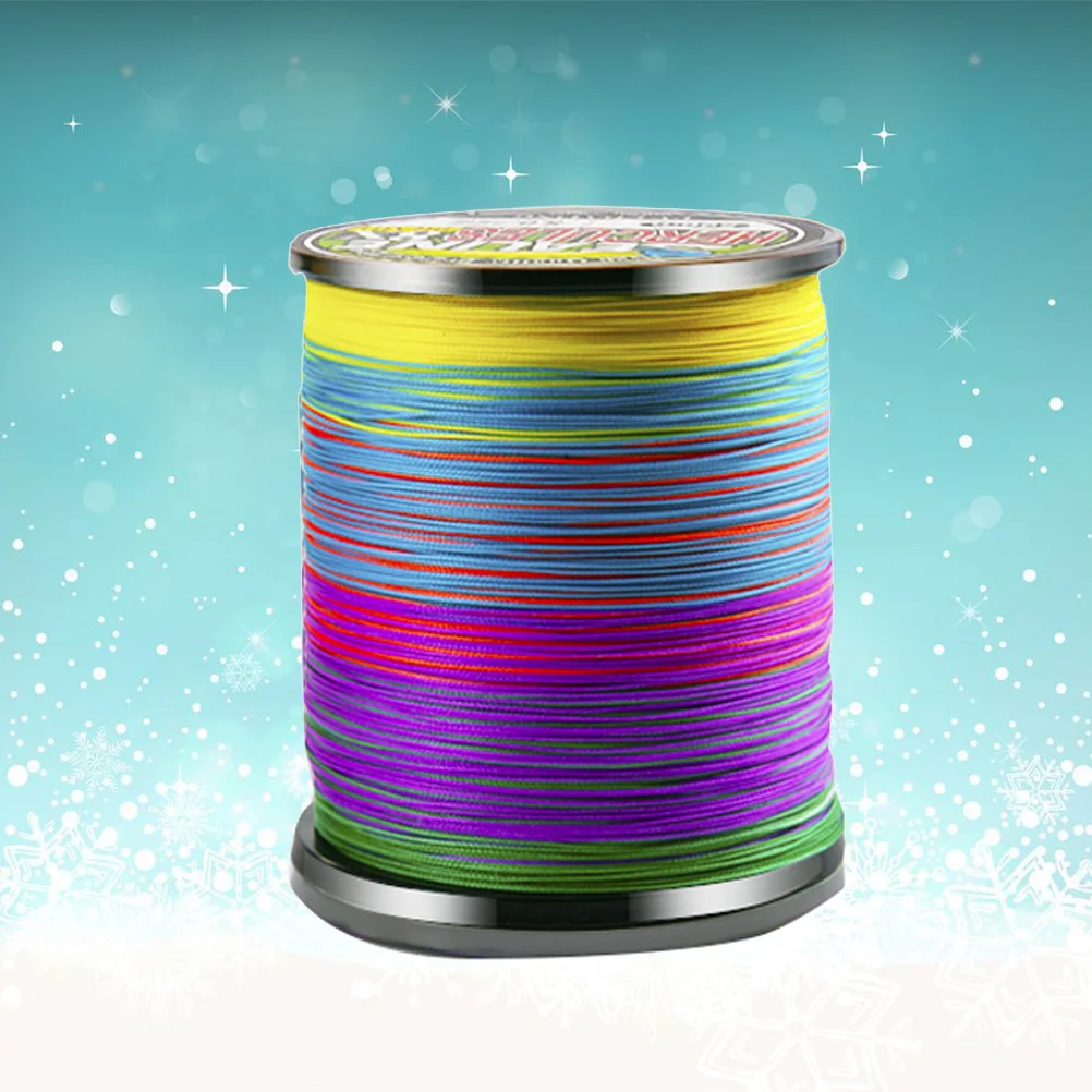 

1 Roll of Fishing Line Easy to Use 0.8 500M Multifilament Line Fishing Weave Line Braided Line Fishing accessories