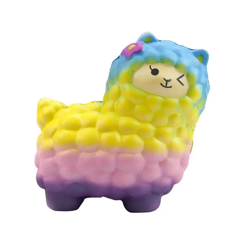 

Sheep Alpaca Decompression Toy Cute Animal Sensory Toys Slow Rising Squeeze Toy Relieves Stress And Anxiety Birthday Gifts