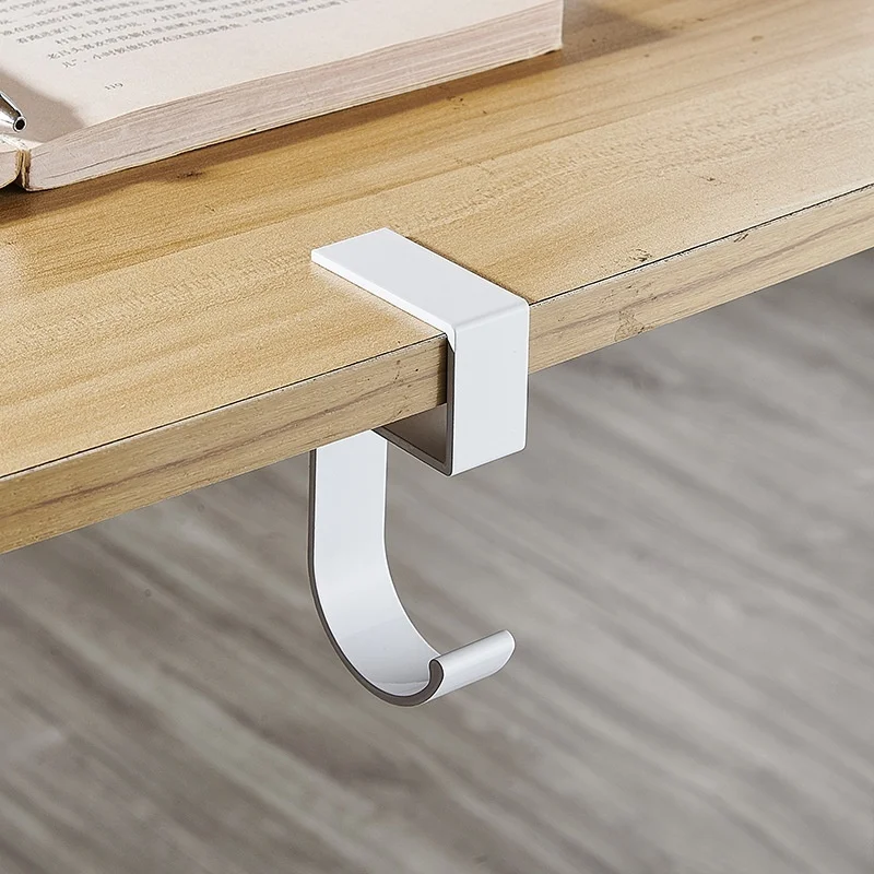 Нескользящие Алюминиевые крючки NoPunch для студенческого стола