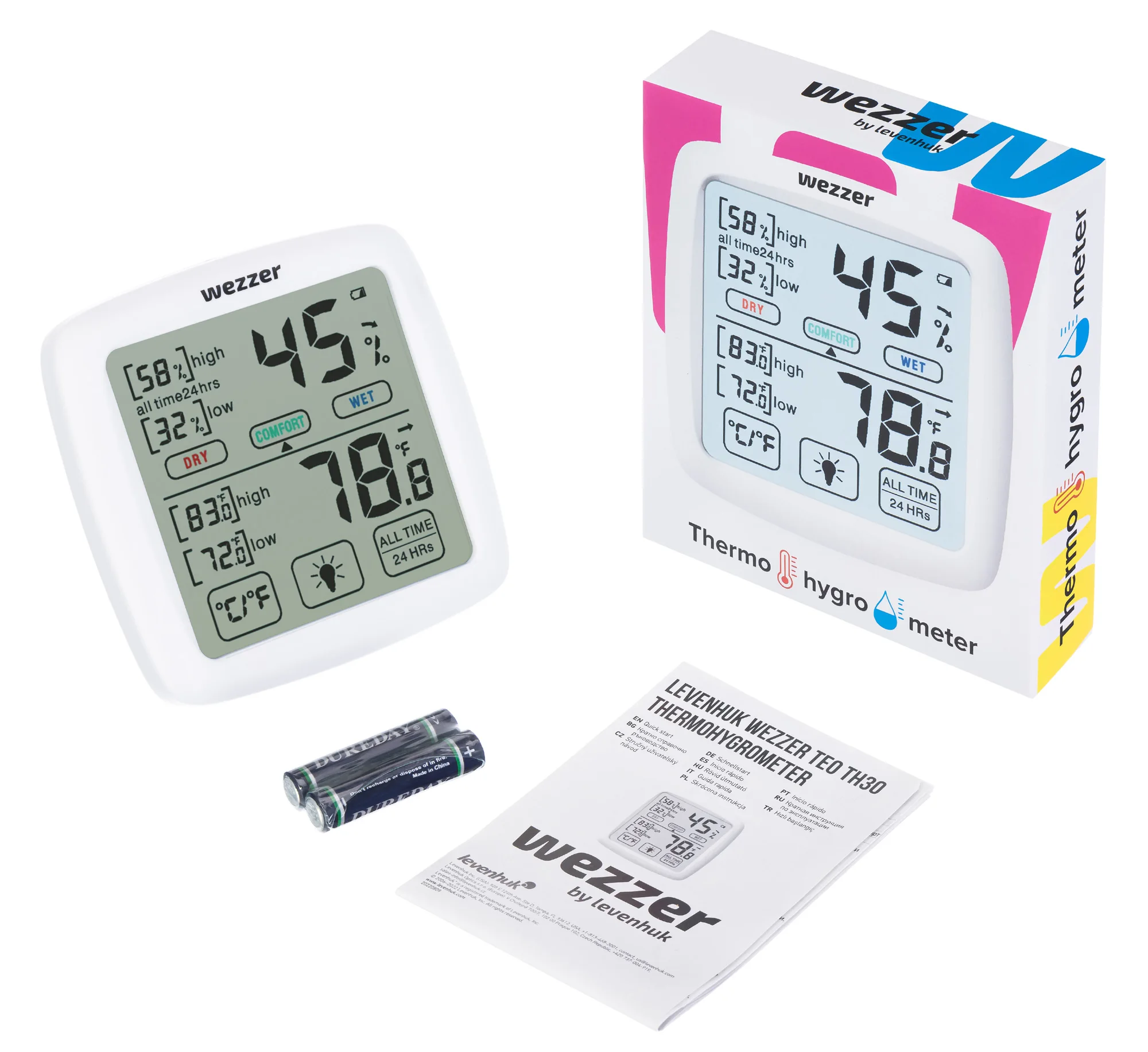 Термогигрометр Levenhuk Wezzer Teo TH30