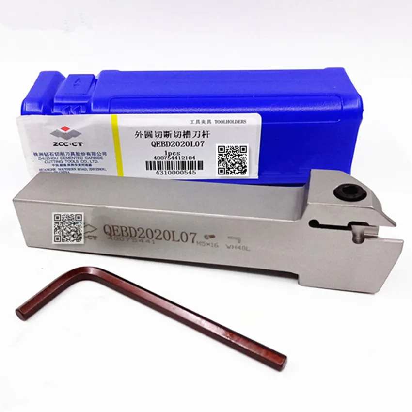 

ZCC.CT QEBD2020L07/QEBD2020R07/QEBD2020L14/QEBD2020R14/QEBD2020R10 Cutting grooving cutter bar 1PCS/BOX