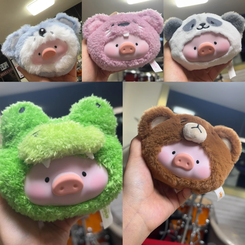 Фото LULU THE PIGGY Animal Party Earphone Bag Blind Box Pendant Cute Surprise Bag Kawaii Mystery Box Desktop Ornament Keychain Toys №2