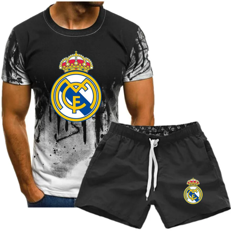 

2022, Непринужденные летние шорты с принтом для мужчин и женщин + футболка, пальто, впитывающий пот, воздушный спортивный костюм