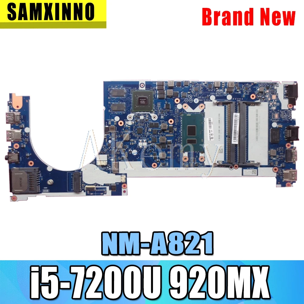 

Akemy NM-A821 Motherboard For Lenovo Thinkpad E470 CE470 E470C NM-A821 Laotop Mainboard with i5-7200U CPU 920MX GPU