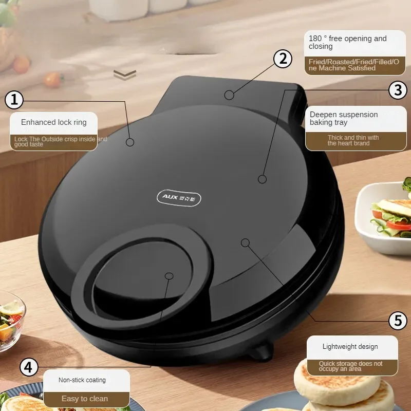 Профессиональная блинница для домашнего использования глубокая кастрюля 1500 Вт