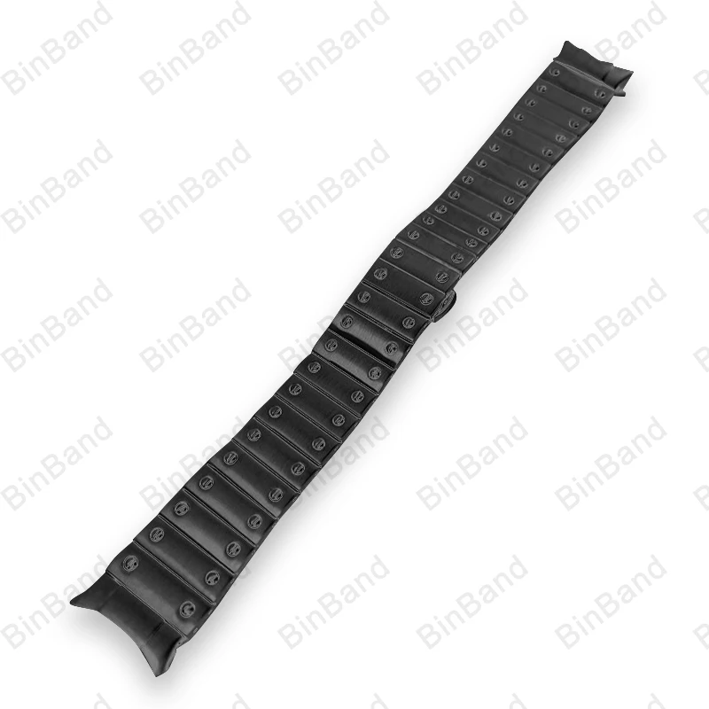 For Samsung Galaxy Watch4 40mm 44mm Curved Steel Band Watch4 Classic 42mm Correa galaxy watch 5 strap Metal Bracelet Accessories