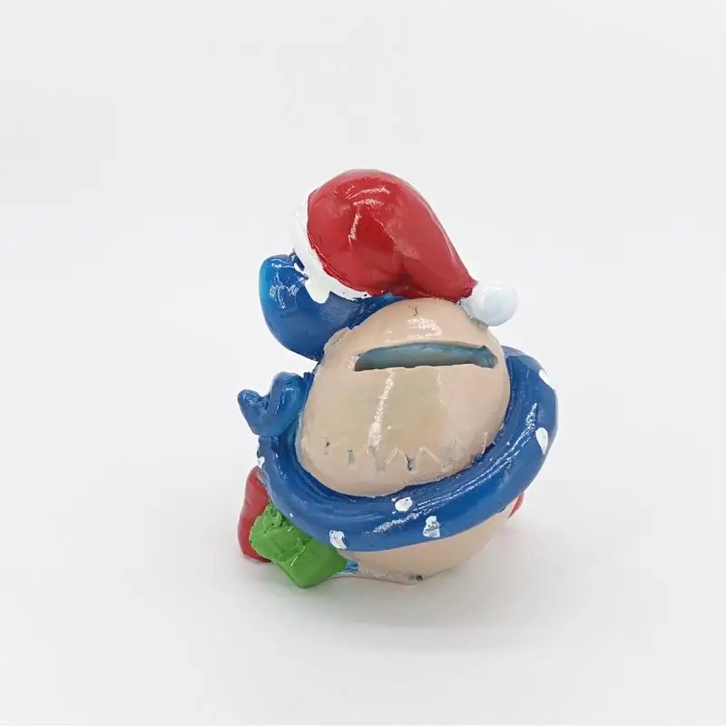 Милый банк экономии денег из смолы Рождественская банка для монет в виде змеи