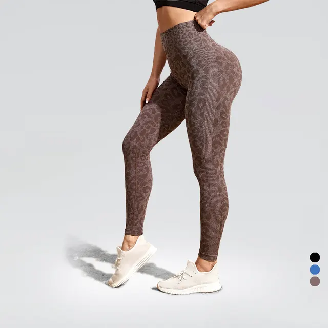 Leopard Leggings GYM Fitness Yoga Pants Women's Sport Leggings Seamless Scrunch Butt Tights Push Up Legging For Women Sportswear 2