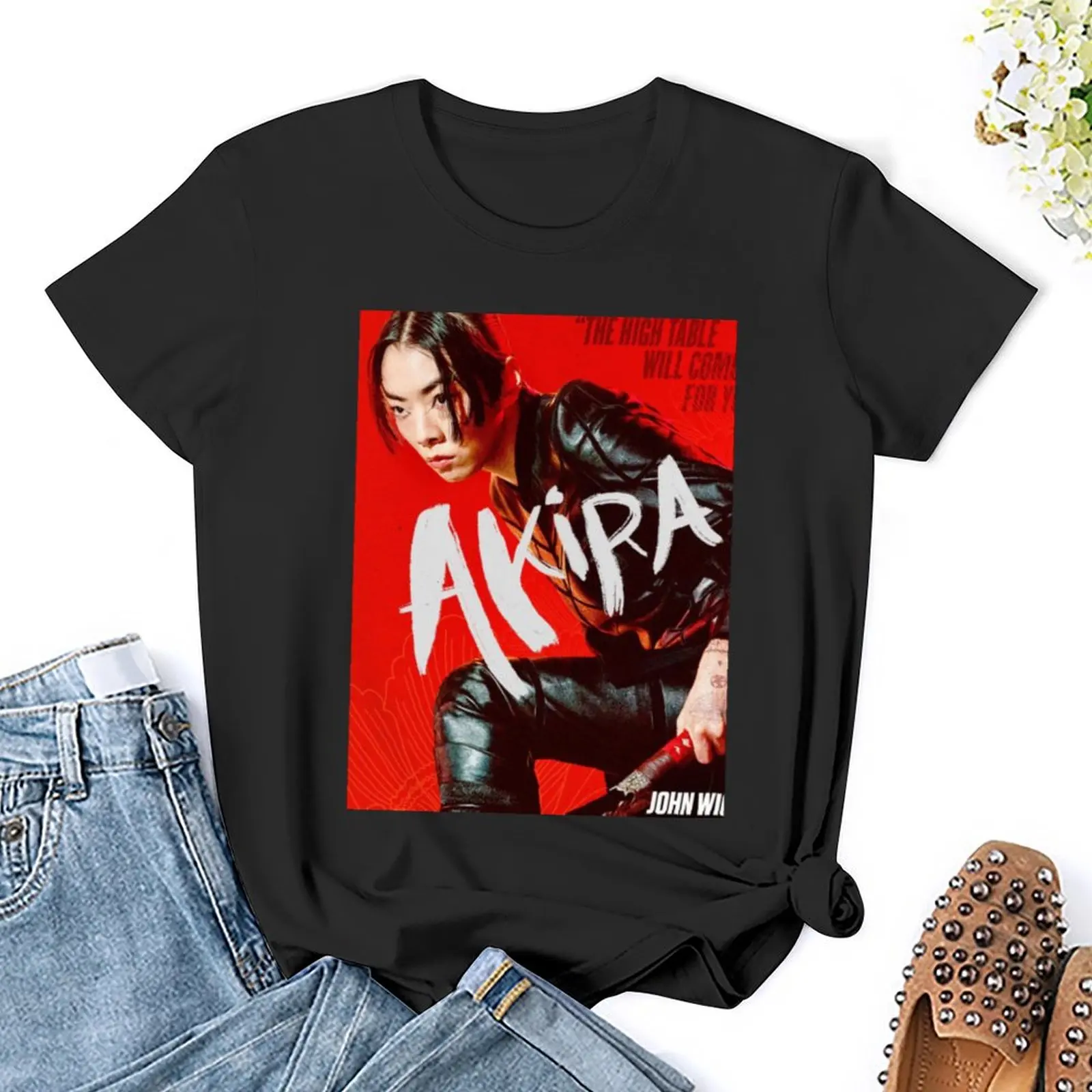 Футболка Akira - John Wick 4 женская футболка с принтом животных