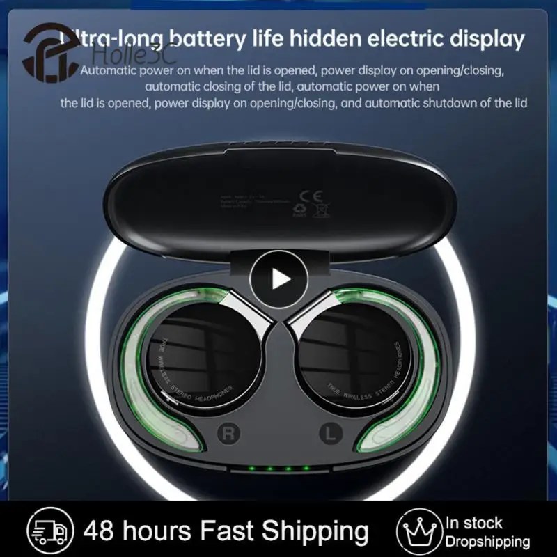 

Waterproof Wireless Headphones Stereo Hanging Ear Headset Long Battery Life Hd Calling Wireless Sport Earphone Hifi Sound