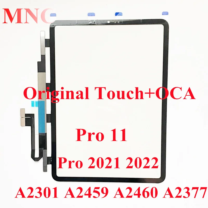 

Оригинальное стекло с сенсорным дигитайзером OCA Tesa лента для iPad Pro 11 2021 2022 A2301 A2459 A2460 A2377 Ремонт ЖК-дисплея восстановленная втулка