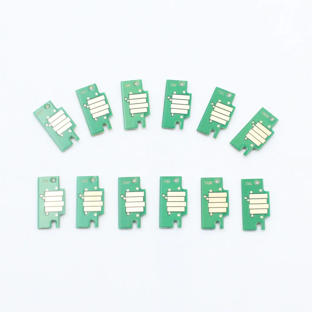 Чип картриджа PFI-706 для Canon IPF8400S IPF9400S IPF8410S IPF9410S 8400S 9400S 8410S 9410S IPF 8400 8410 9400 PFI 706