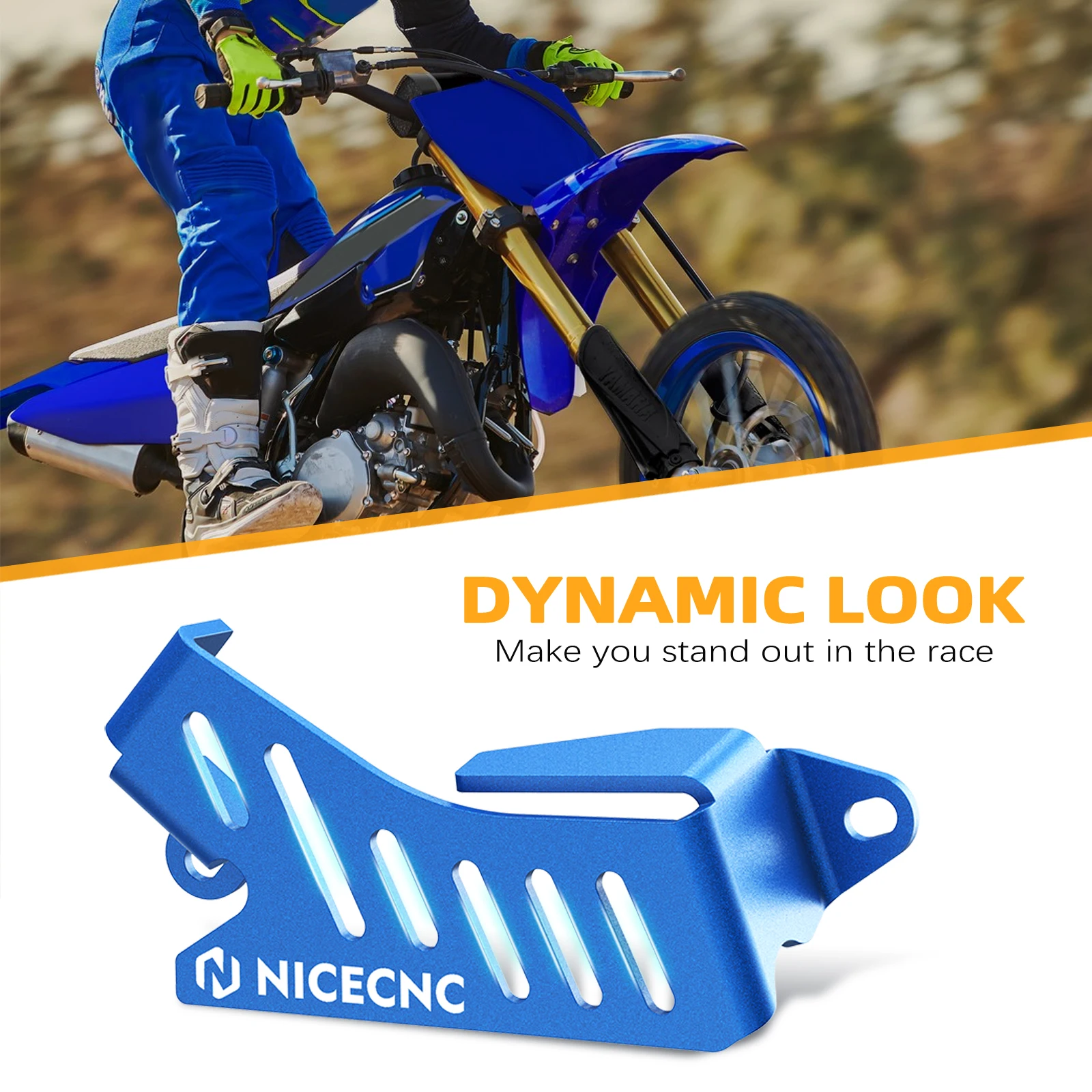 Защита заднего тормозного суппорта для Yamaha WR250F WR450F 2015-2023 YZ125 YZ250 2015-2021 YZ125X YZ250F YZ250FX