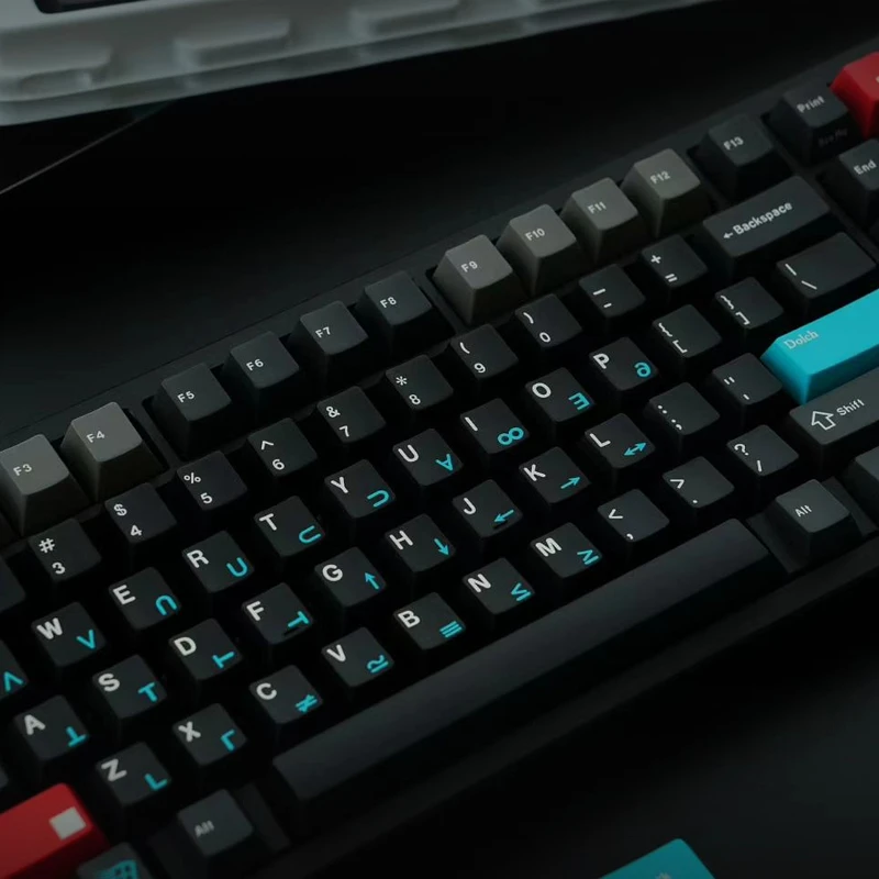 Набор кастомных кейкапов Keykobo Dolch KKB (тематический дизайн), профиль Cherry, ABS-пластик, для механической клавиатуры, подарок для геймера, коврик для мыши (art.: 3920da47cdf6d) - 3920da47cdf6d