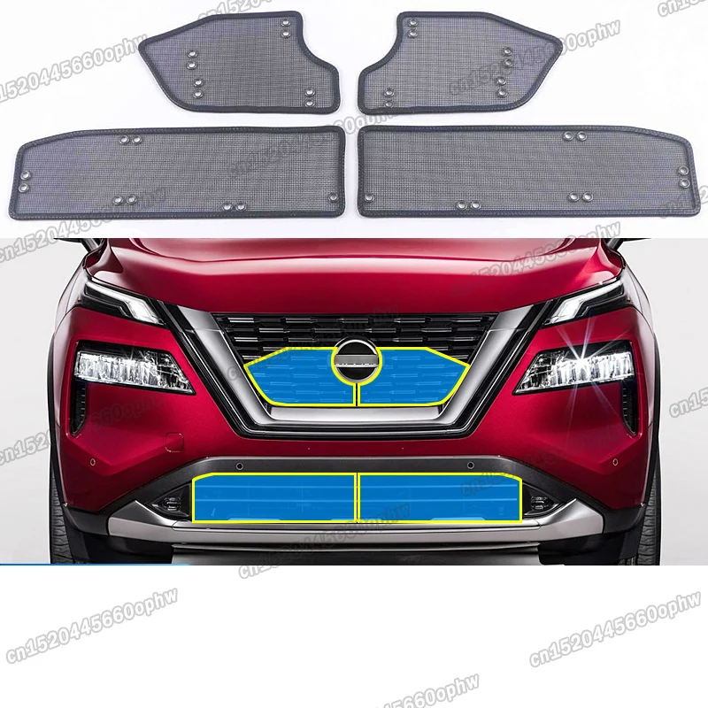 

Защитная сетка для переднего гриля автомобиля, защита от вставок для Nissan X-trail 2021 2022 Rouge T33, аксессуары для автомобиля, стиль Φ 2023