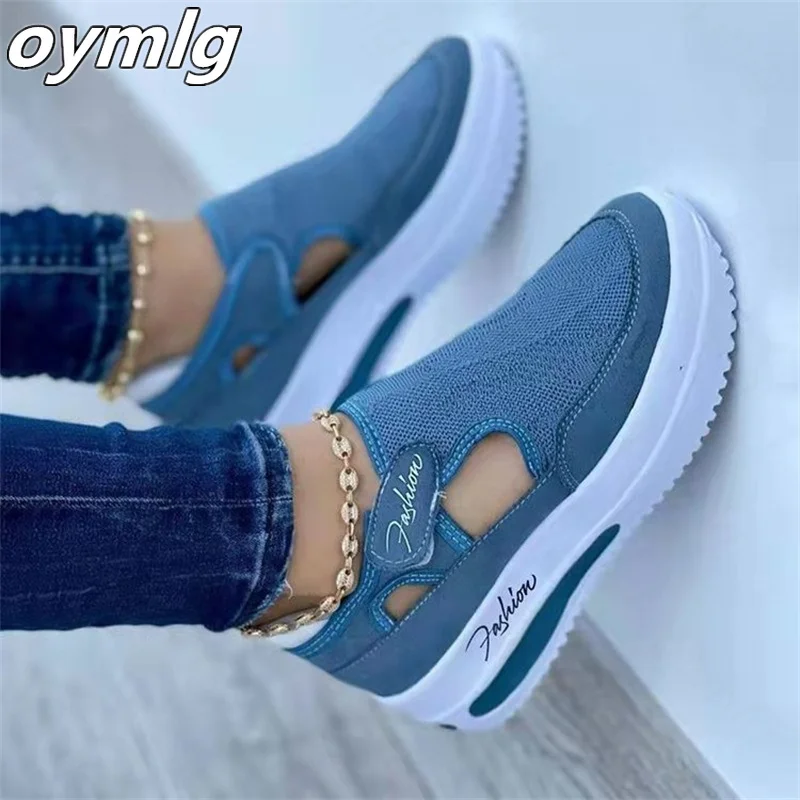 

2022 Women's Sneakers Platform Casual Breathable Design Vulcanized Shoes Fashion Tennis Female Footwear Zapatillas Mujer