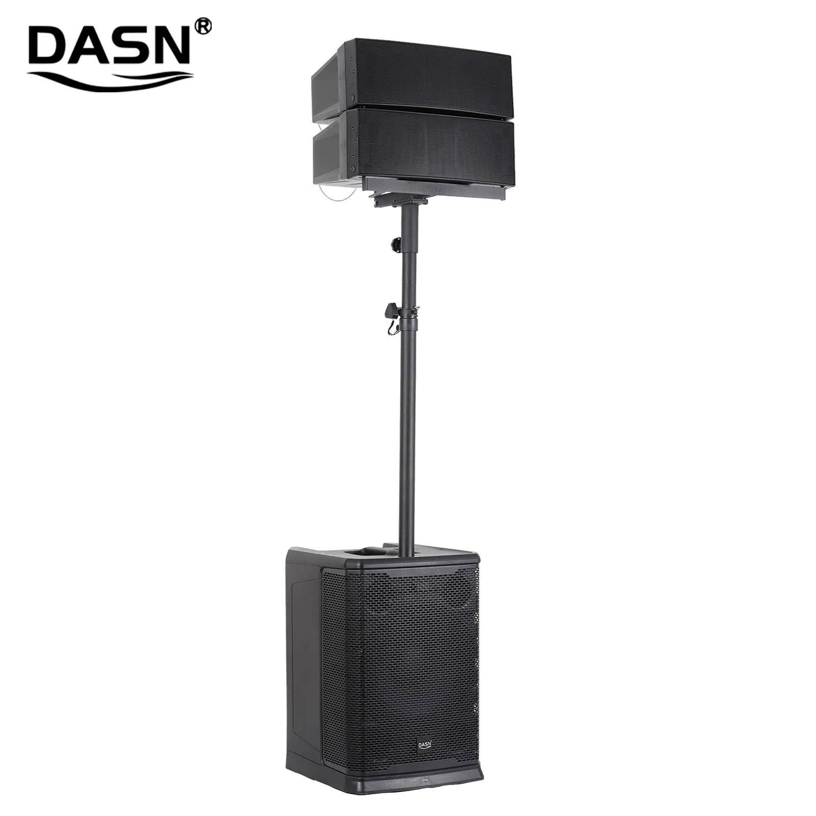 Фото DASN B16 4000 Вт Пик 1000 Вт RMS Audio Dj Party Stage Активный профессиональный линейный массив Колонка Динамик 12-дюймовый сабвуфер Система PA №2