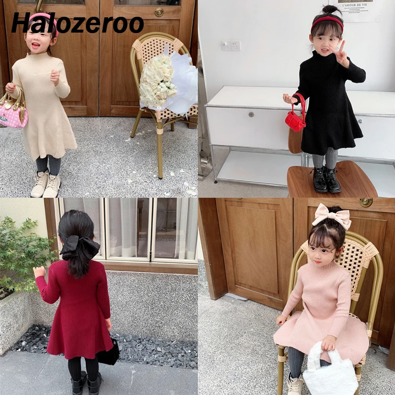 

Весеннее платье принцессы для маленьких девочек, детское модное шерстяное платье, Детская цельная юбка, мягкое платье-футляр для малышей, н...