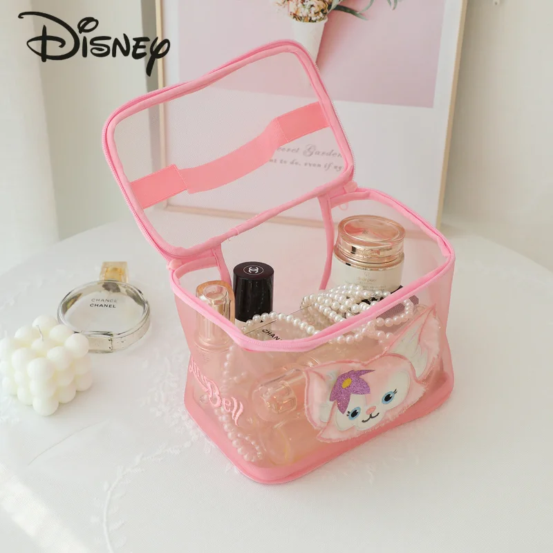 Disney New Portable Makeup Bag Fashion High Quality Business Travel Wash Bag Cartoon Large Capacity Multifunctional Storage Bag
