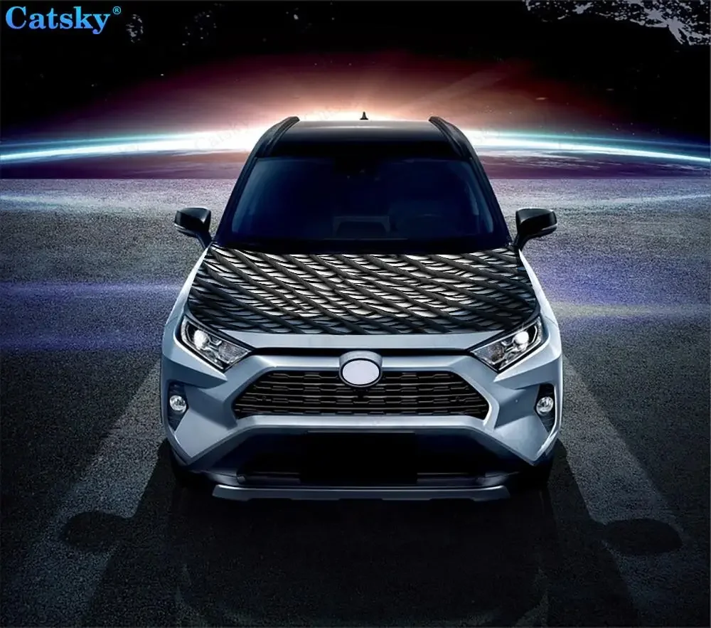 Стальная пластина металлический нержавеющий узор наклейка на капот автомобиля