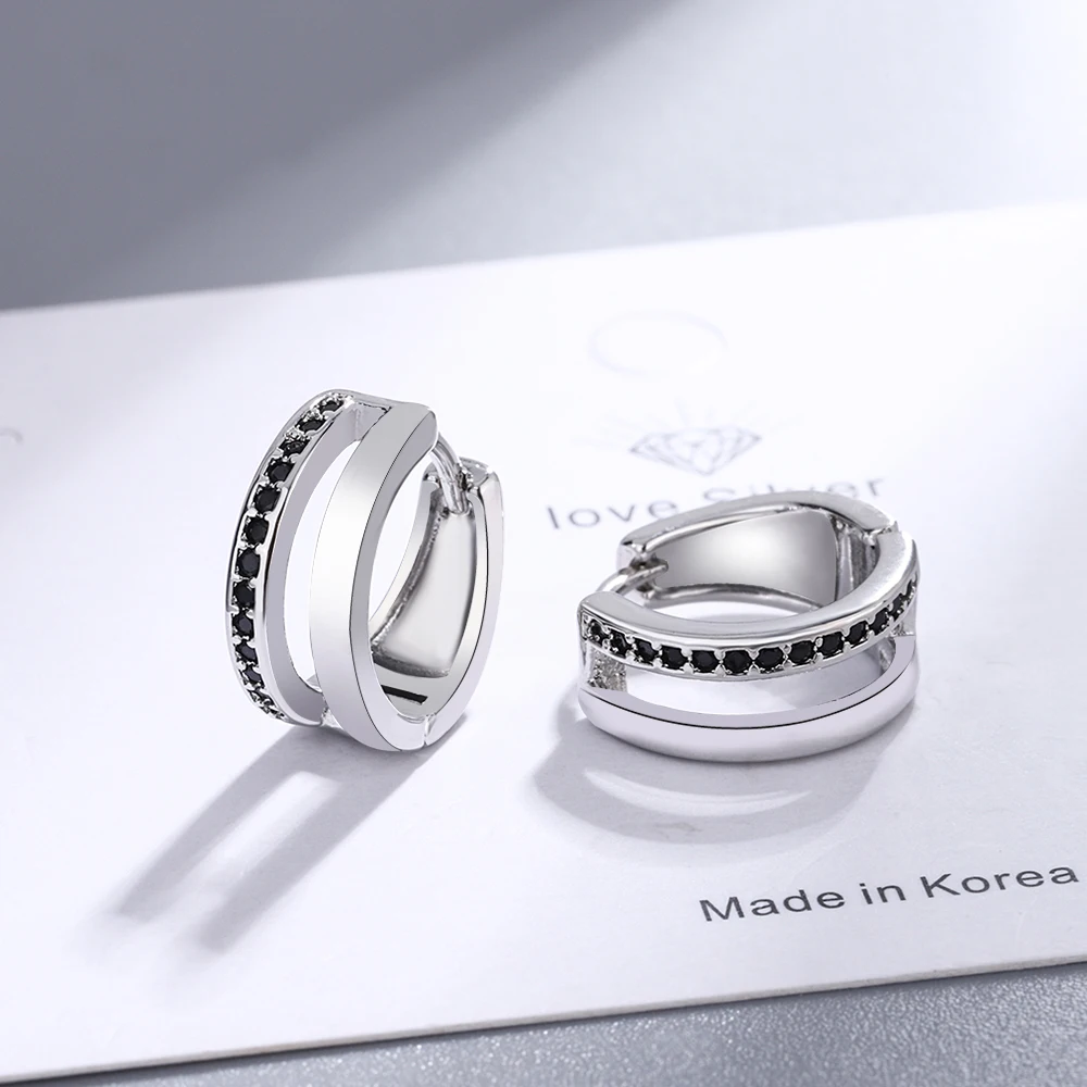 

Женские серьги-кольца из серебра 2022 пробы, I211