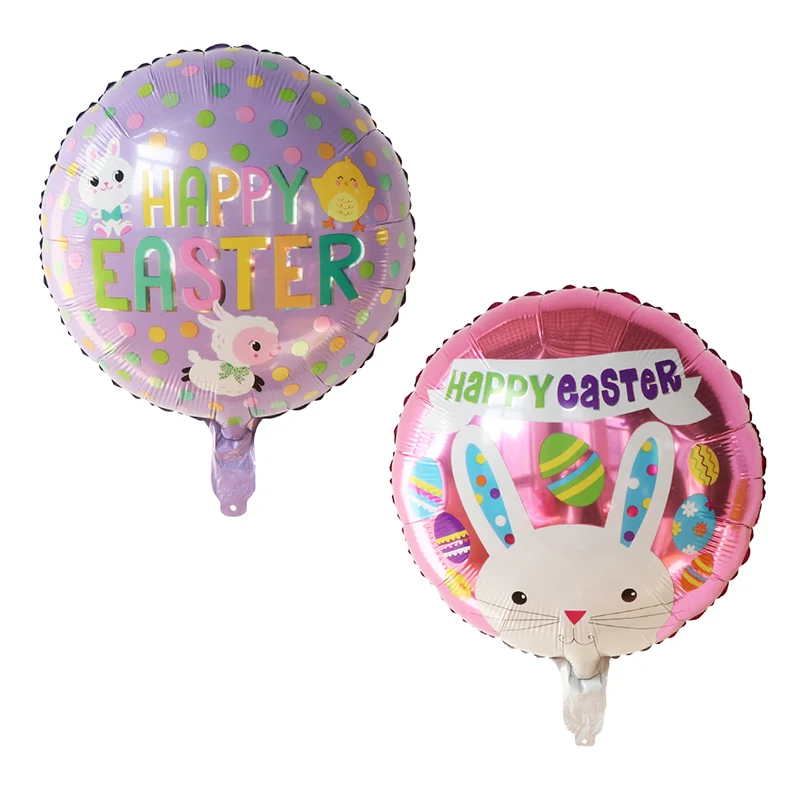 

50Pcs 18inch Rabbit Foil Helium Balloons Bunny Jungle Animal Air Globos Baby Shower Happy Easter Theme Party Decorations Toys