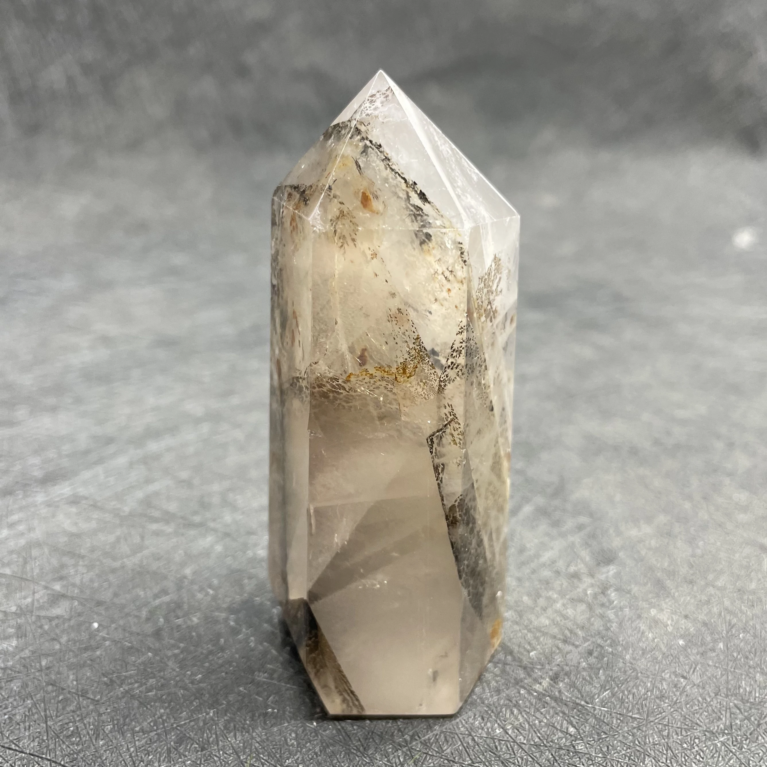 173 г натуральная кристаллическая башня прозрачная кварцевая палочка Кварцевая