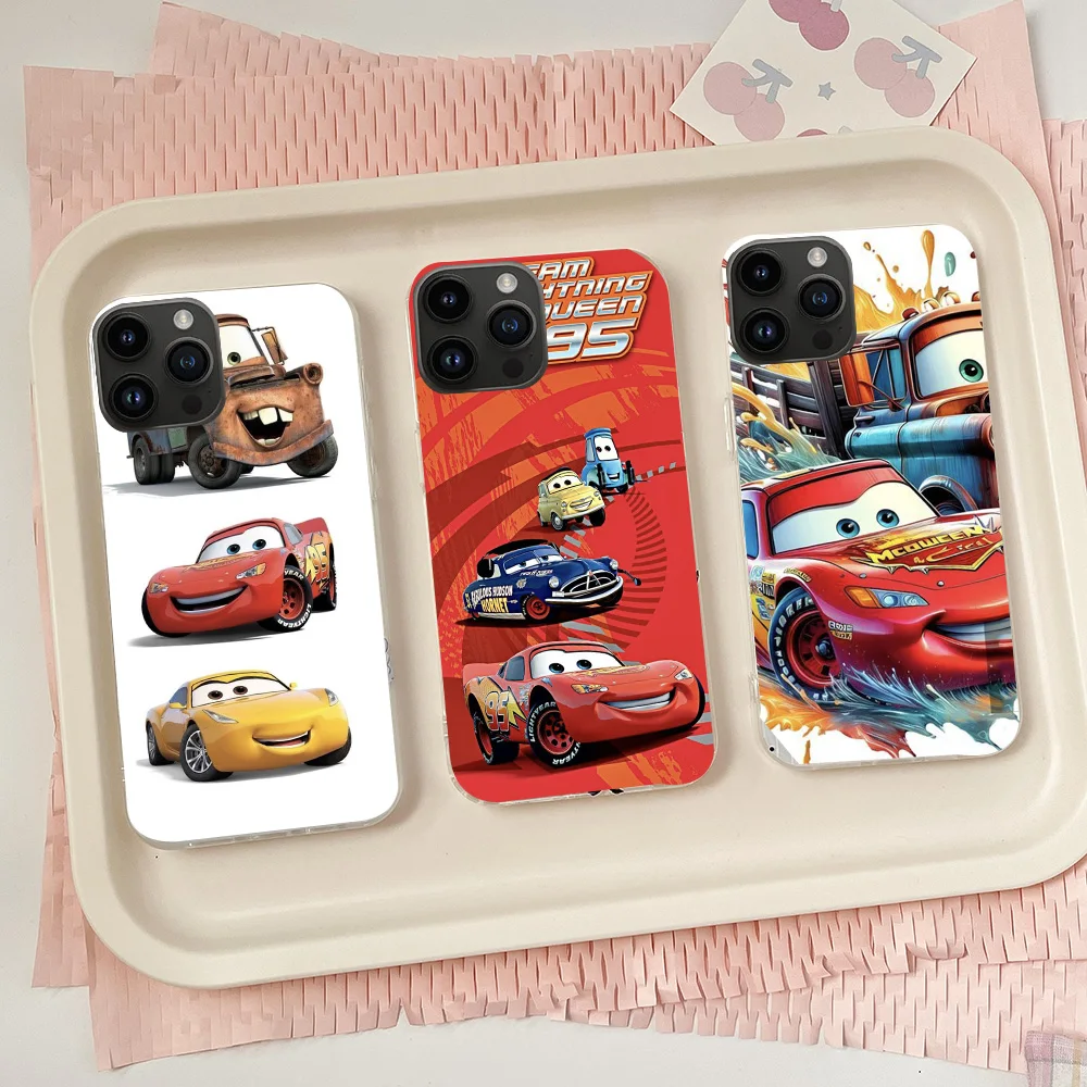 Прозрачный силиконовый чехол WD-14 Lightning McQueen для LG K42 50 52 62 71 G8 V40 60 G52 61 92 X4 VELVET Stylo6 THINQ5