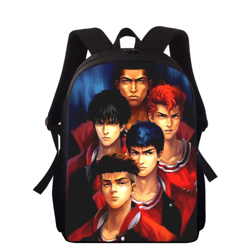 Slam Dunk Anime basketball 15” 3D Print Kids Backpack Primary School Bags for Boys Girls Back Pack Students School Book Bags