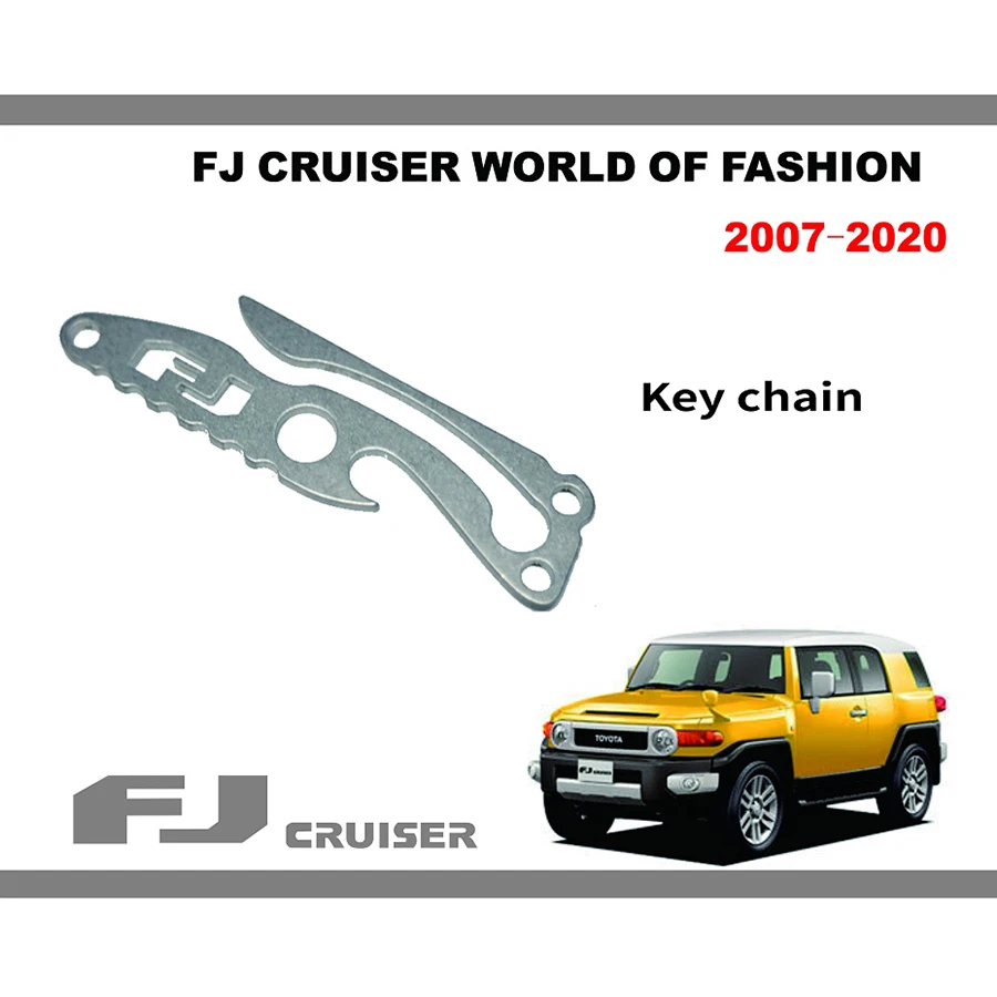 

Брелок для Toyota Fj Cruiser, открывалка для вина, брелок для открывания крышки бутылки, пряжки для ключей Fj Cruiser, аксессуары для интерьера 2007 ~ 2020