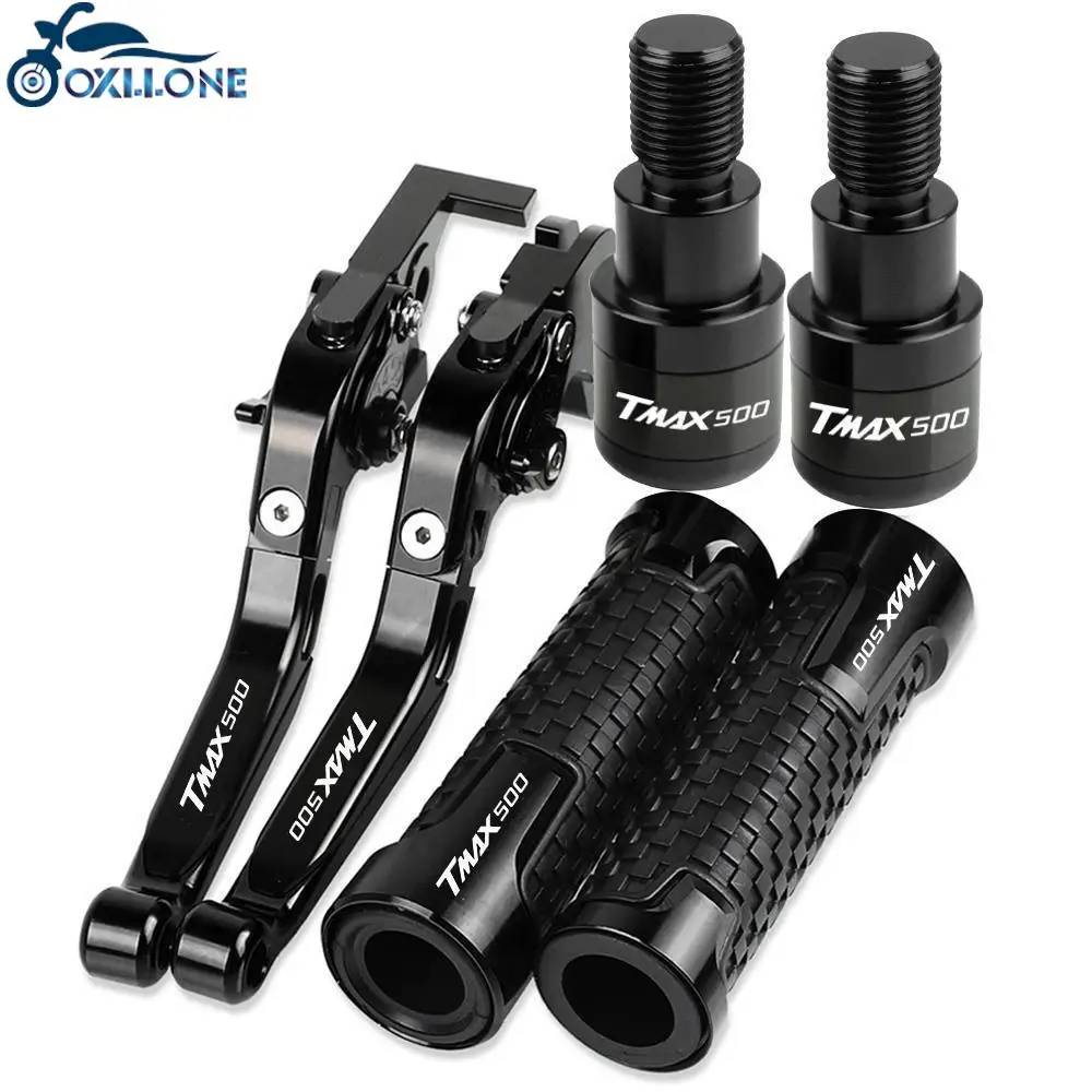 

For YAMAHA TMAX500 TMAX 500 T-MAX500 2008 2009 2010 2011 2012 2013-2018 Motorcycle Brake Clutch Levers Handlebar Hand Grips ends