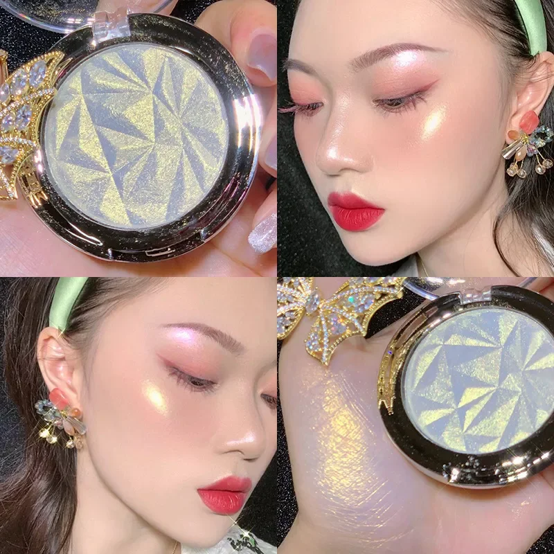 

Makeup Glow Face Contour Shimmer Powder Highlighter Glitter Palette Highlight Face Brighten Powder Cosmetic TSLM2